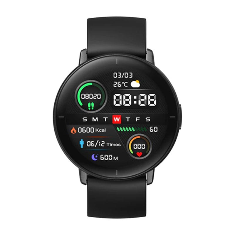 Mibro Lite Smart Watch AMOLED Screen with SpO2 - Black